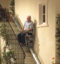 outdoor stairlift on the stairs
