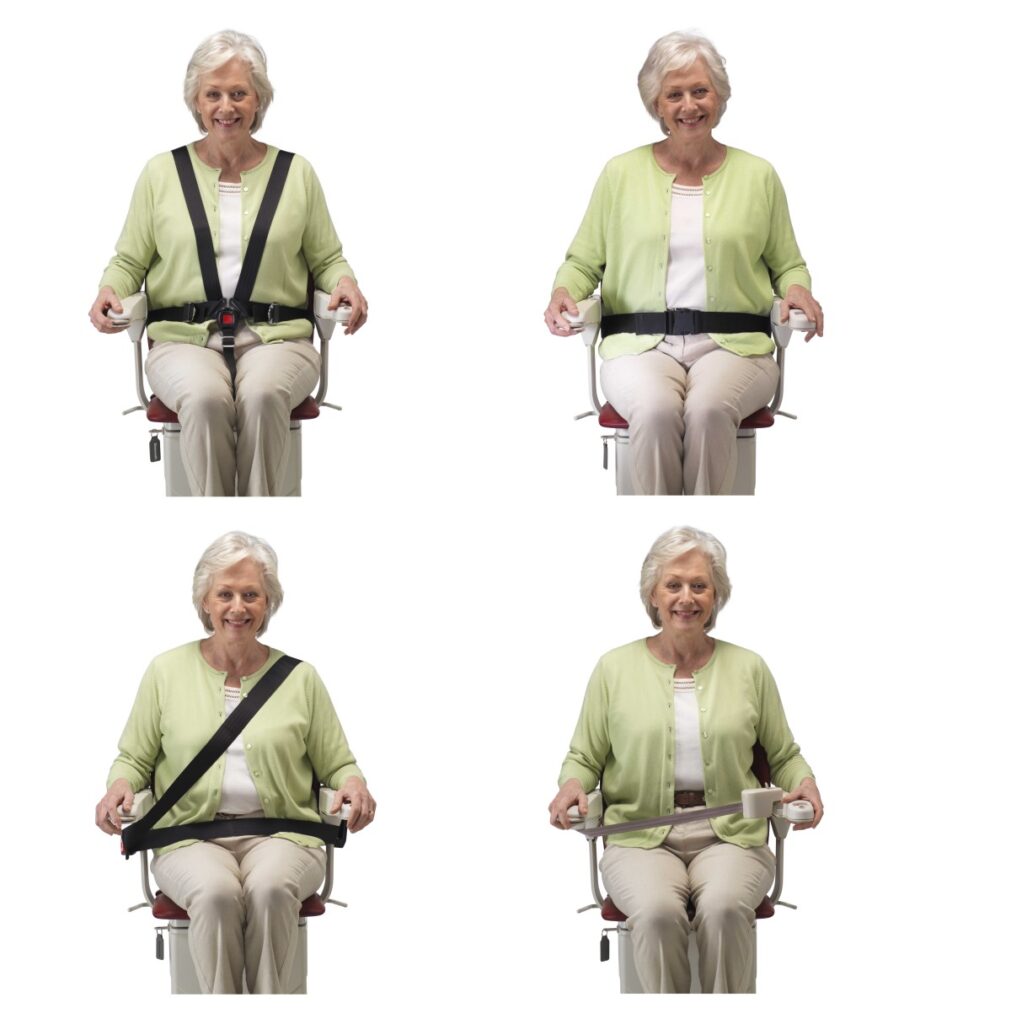 Seat belt options for your Stannah stairlift